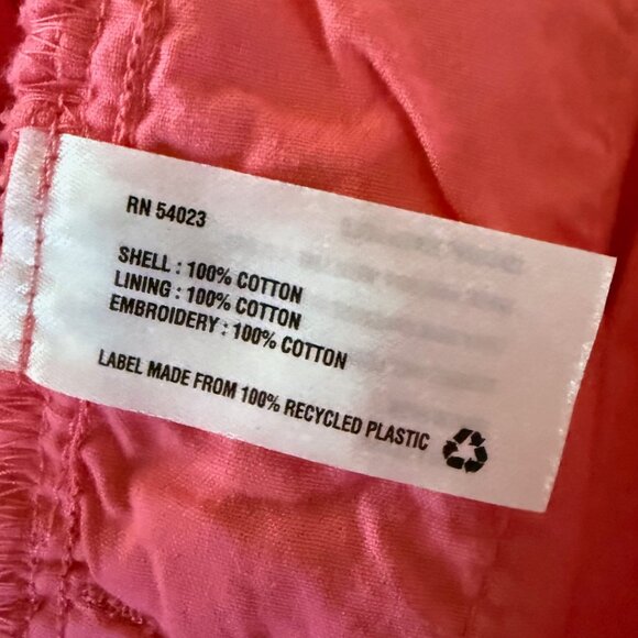 Gap Clean Front Eyelet Shorts Pink Size 8 - Picture 4 of 5